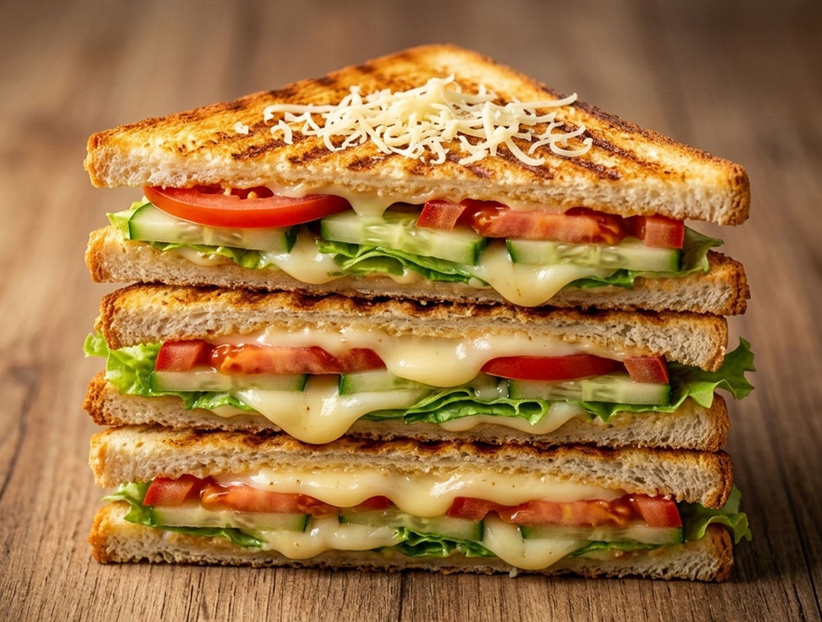 Vegetable Cheese Sandwich